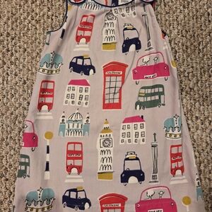 Mini Boden Multicolor London Print Pinnie